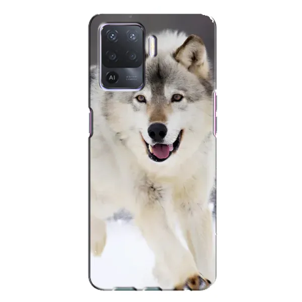 Чехол с рисунком «Волк на снегу» для OPPO A94 Чехол с рисунком «Волк на снегу» для OPPO A94