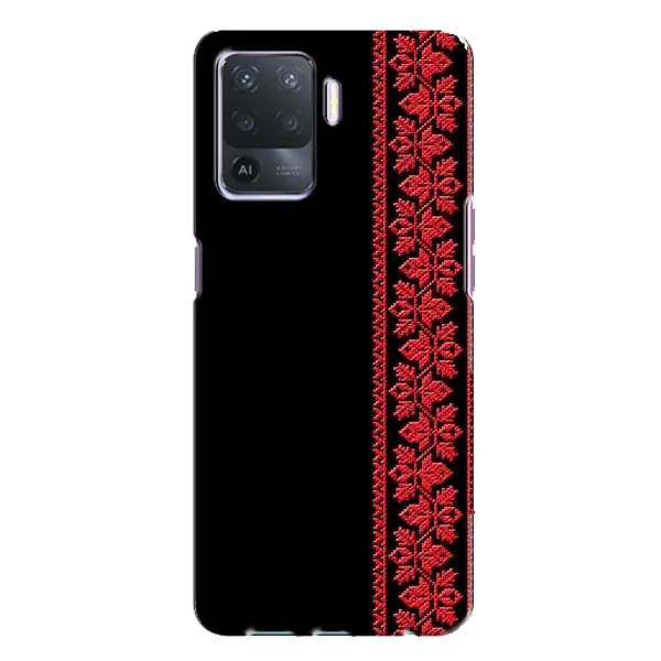 Чехол с рисунком «Вышиванка на черном» для OPPO A94 Чехол с рисунком «Вышиванка на черном» для OPPO A94