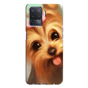 Чехол (ТПУ) Милые собачки для Oppo A94 (Йоршенский терьер)