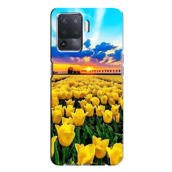 Чехол с рисунком «Желтые тюльпаны» для OPPO A94 Чехол с рисунком «Желтые тюльпаны» для OPPO A94