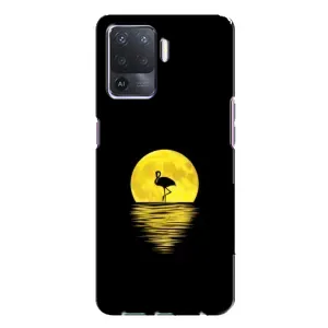 Летний Чехол на Oppo A94 (Желтый Закат)