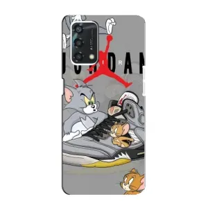 Силиконовый Чехол Nike Air Jordan на Оппо А95 (Air Jordan)