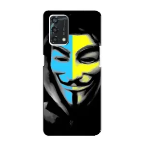Чехол с Украинской символикой на Оппо А95 (Анонимус патриот)