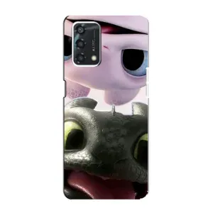 Чохол дракон Беззубик для Oppo A95 (Беззубик і Денна Лють)