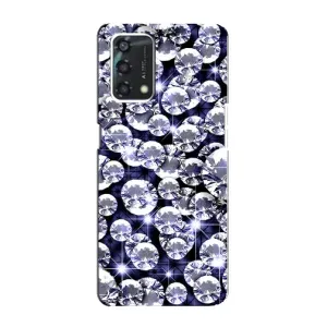 Чехол (Дорого -богато) на Oppo A95 (Бриллианты)