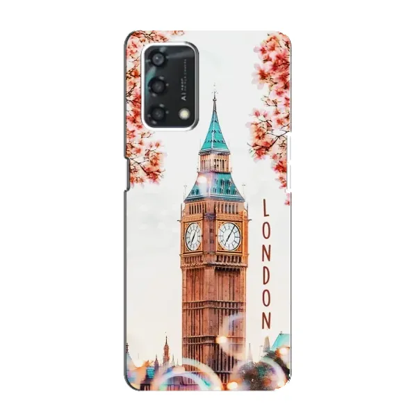 Чехол с рисунком «Часы Лондон» для OPPO A95
