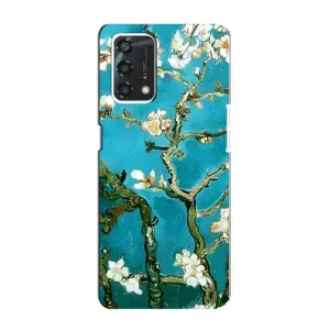 Чехол с принтом САКУРЫ на Oppo A95 (Цветение Сакуры)