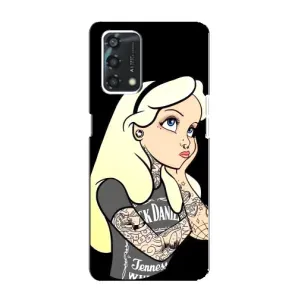 Чехол Стильные девушки на Oppo A95 (Девушка обиделась)