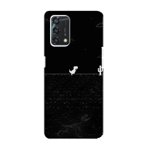 Чехол с рисунком «Динозаврик» для OPPO A95 Чехол с рисунком «Динозаврик» для OPPO A95
