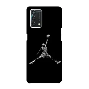 Силиконовый Чехол Nike Air Jordan на Оппо А95 (Джордан)