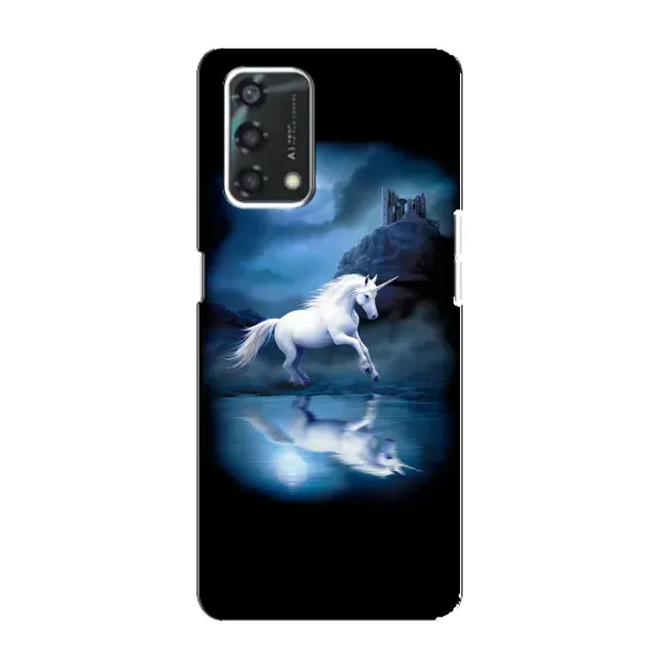 Чехол с рисунком «Единорог» для OPPO A95 Чехол с рисунком «Единорог» для OPPO A95