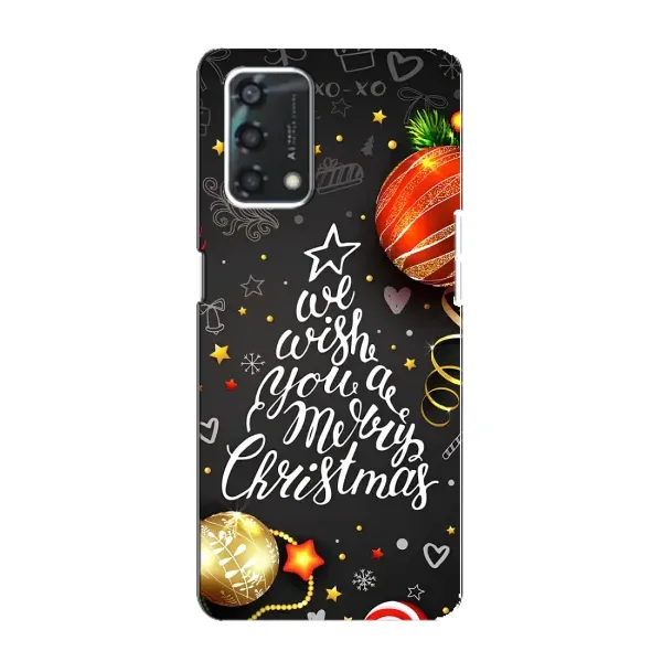 Чехол с рисунком «Елочка» для OPPO A95