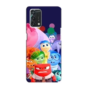 Чехол Головоломка для Oppo A95 - (AlphaPrint) (Герои головоломки)