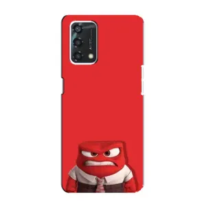 Чехол Головоломка для Oppo A95 - (AlphaPrint) (Гнев)