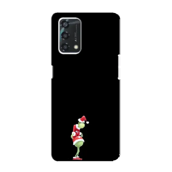 Чехол с рисунком «Гринч на чорном» для OPPO A95 Чехол с рисунком «Гринч на чорном» для OPPO A95