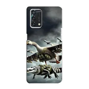 Чохол з мемами траралело тралала для Oppo A95 (Гусіні і крокоділо)
