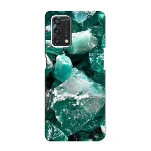 Чехол (Дорого -богато) на Oppo A95 (Изумруд)