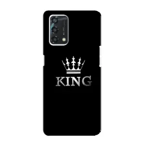 Чехол (Корона на чёрном фоне) для Оппо А95 (KING)