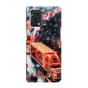 Чехлы на Новый Год Oppo A95 (Кока Кола)
