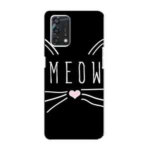 Бампер с изображением Котиков для Оппо А95 (КОТИК MEOW)