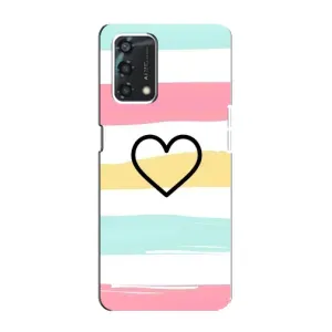Чохли з тематикою "Маленькі Сердчеки" на Oppo A95 (Гарне сердечко)