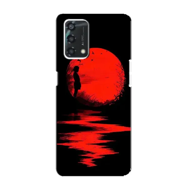 Чехол с рисунком «Красный Закат» для OPPO A95 Чехол с рисунком «Красный Закат» для OPPO A95