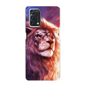 Чехол с картинкой на Oppo A95 (Красочный ЛЕВ)