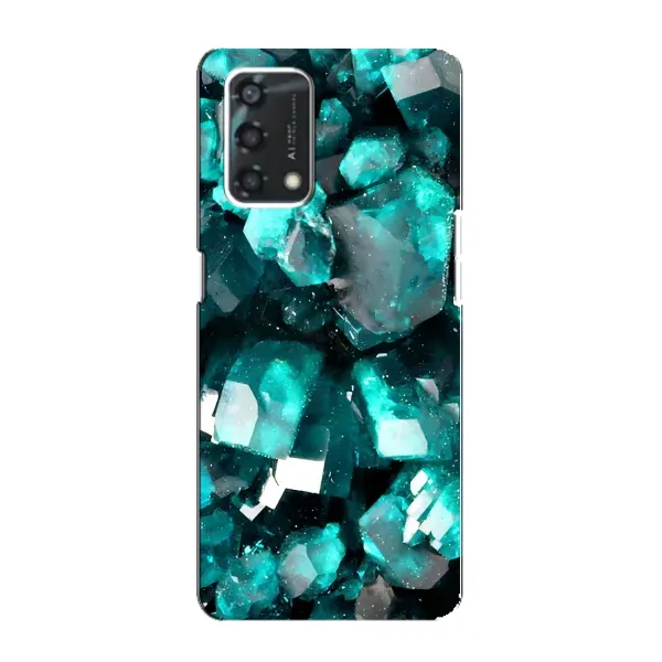 Чехол с рисунком «Кристалы» для OPPO A95