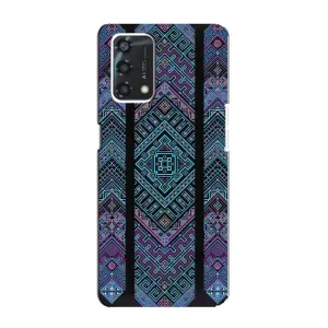 Силиконовый Чехол на Oppo A95 (Крутой орнамент)