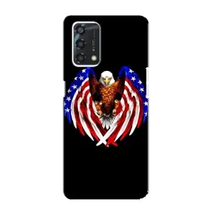Чохол Прапор USA для Oppo A95 (Крила США)