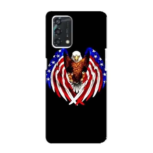 Чехол с рисунком «Крылья США» для OPPO A95