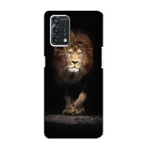 Чехол с картинкой на Oppo A95 (Красивый Лев)