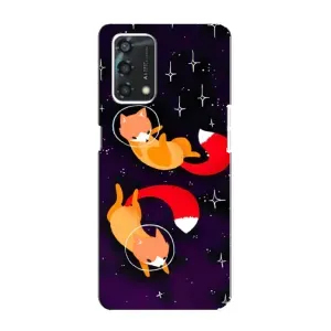 Чехол с Лисичкой для Oppo A95 (Лисы)