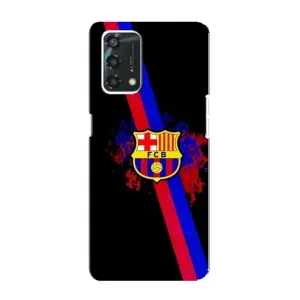 Чохол для Oppo A95 (Барселона) (Лого Барси)