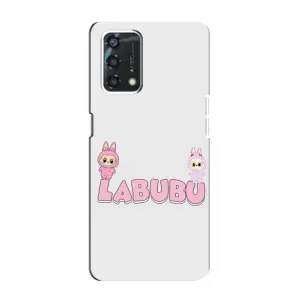 Чехол с принтом Лабубу для Oppo A95 (Логотип Лабубу)