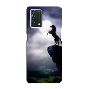 Чехлы с изображением разных животных для Oppo A95 (Лошадь)