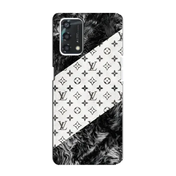 Чехол с рисунком «LV на белом» для OPPO A95