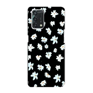 Чехол с ромашками на Oppo A95 (Маленькие ромашки)
