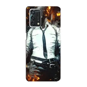 Чохол з картинкою "Герой Pubg" на Oppo A95 (Man Пубг)