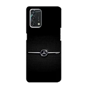 Силиконовый бампер с картинкой машины на Oppo A95 (Mercedes)