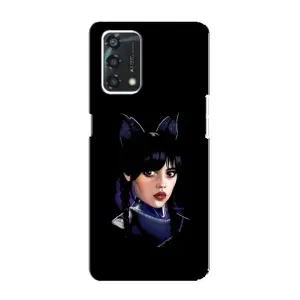 Чохол з картинкою Венсдей на Oppo A95 (Мила Венсдей)