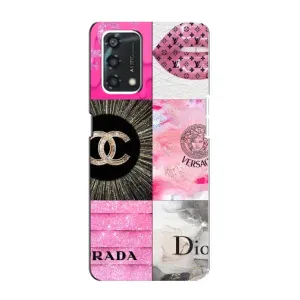 Чехол (Dior, Prada, YSL, Chanel) для Oppo A95 (Модница)
