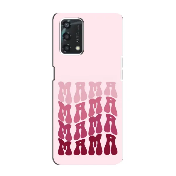 Чехол с рисунком «Надпись мама» для OPPO A95 Чехол с рисунком «Надпись мама» для OPPO A95