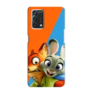 Чехлы ЗВЕРОПОЛИС для Oppo A95 (Ник и Хопс)