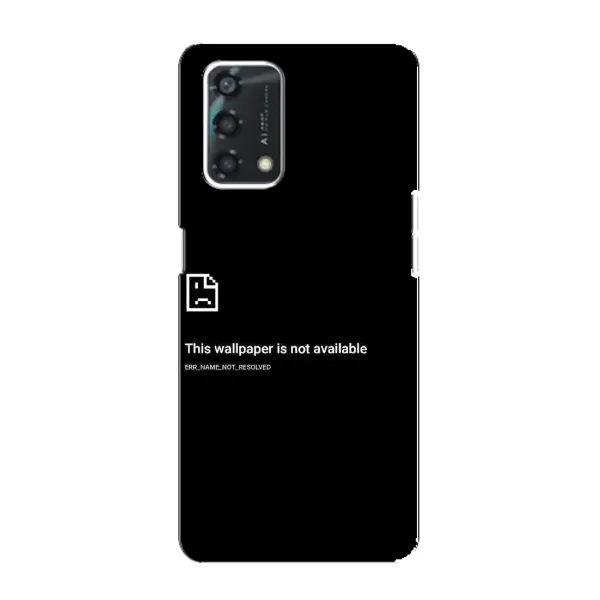 Чехол с рисунком «Ошибка» для OPPO A95 Чехол с рисунком «Ошибка» для OPPO A95