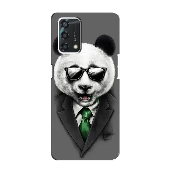 Чехол с рисунком «Панда в очках» для OPPO A95 Чехол с рисунком «Панда в очках» для OPPO A95