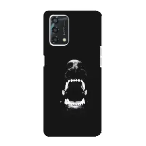 Чехол ДОБЕРМАН для Oppo A95 (Пасть добермана)