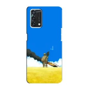 Чехлы на военную тематику для Oppo A95 (Попадание)