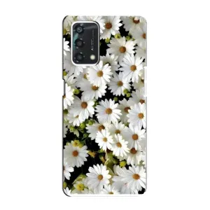 Чехол с ромашками на Oppo A95 (Рамка в ромашках)
