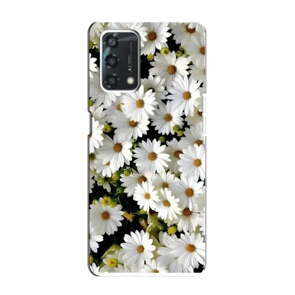 Чехол с рисунком «Рамка в ромашках» для OPPO A95 Чехол с рисунком «Рамка в ромашках» для OPPO A95